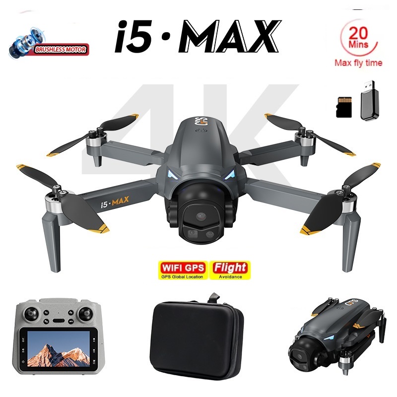 i5 MAX Drone Professional 4K H - đánh giá và giá Drone Gimbal Mount