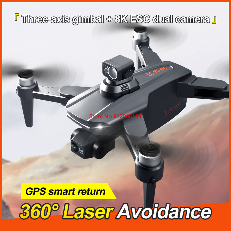 8K ESC Camera GPS Obstacle Avo - đánh giá và giá Drone Gimbal 3 Axis