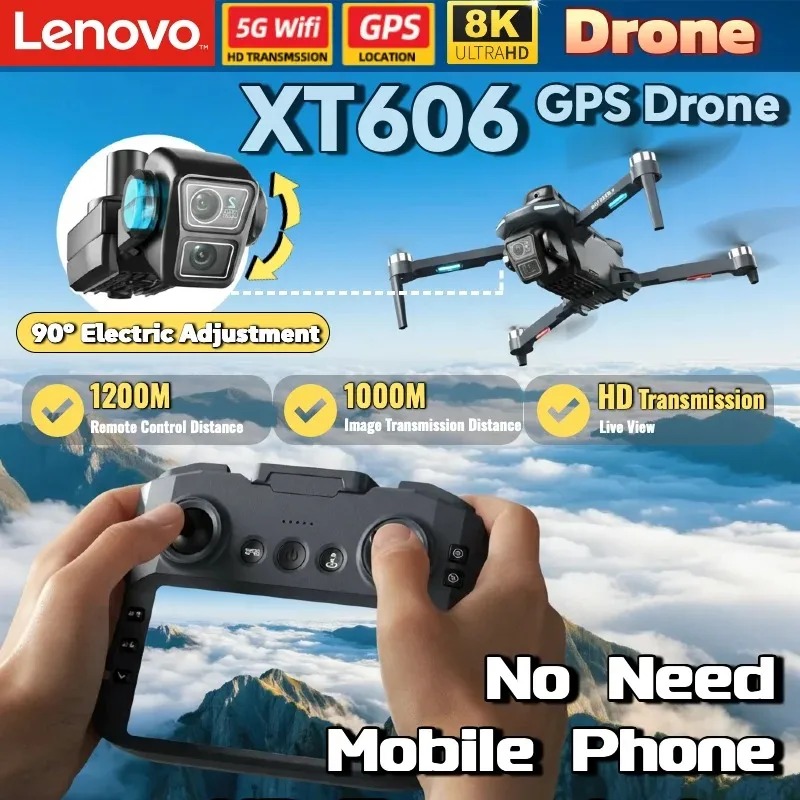 Lenovo XT606 GPS Drone Brushle - đánh giá và giá Drone Gimbal Mount