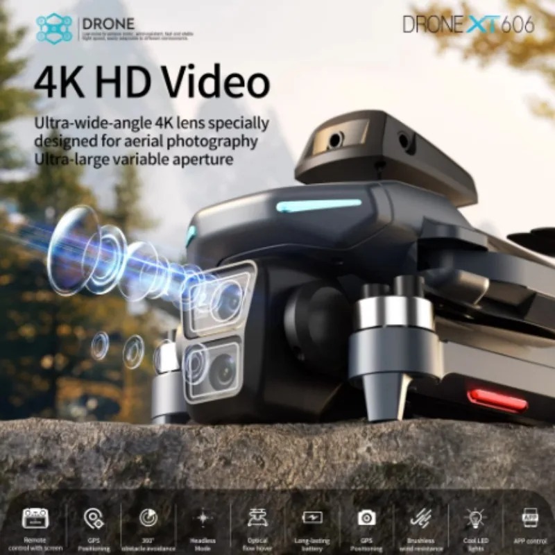 Lenovo XT606 GPS Drone Brushle - đánh giá và giá Drone Gimbal Mount