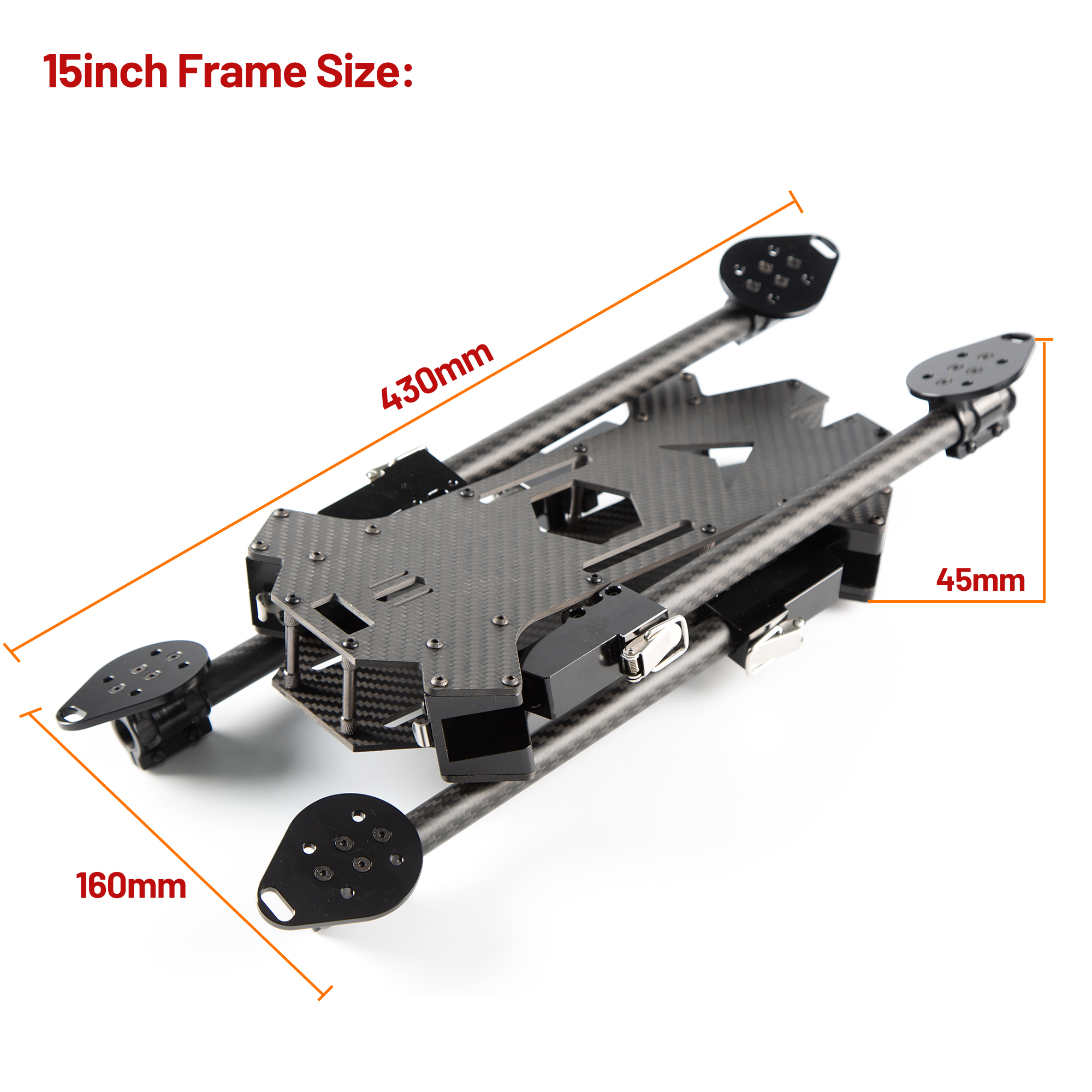 15inch /17inch FPV Carbon Fibe - đánh giá và giá Drone Gimbal Controller