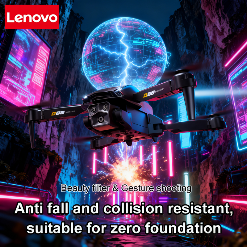 Lenovo D88 Drone 8K Aerial HD  - đánh giá và giá Drone Gimbal Mount