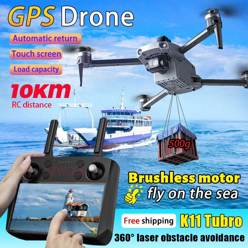 K11 Tubro Dual Camera GPS Dron - đánh giá và giá Drone Gimbal Mount