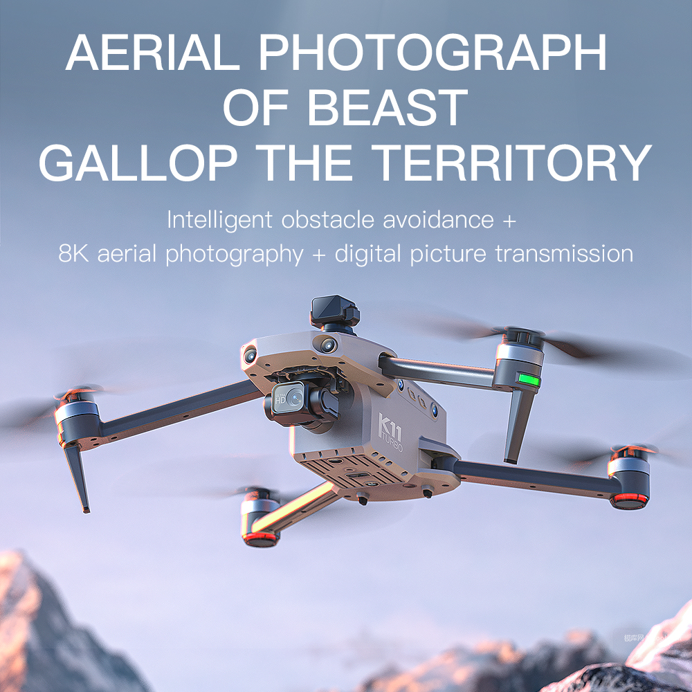 K11 Tubro Dual Camera GPS Dron - đánh giá và giá Drone Gimbal Mount