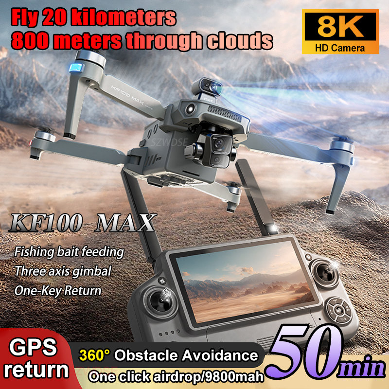 SJRC KF100 MAX 8K UHD Photo HD - đánh giá và giá Drone Gimbal Case