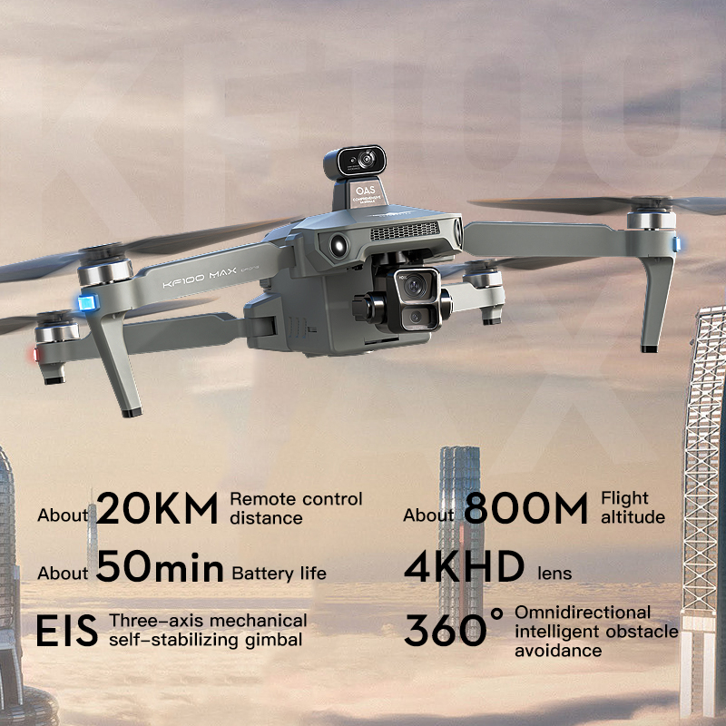 SJRC KF100 MAX 8K UHD Photo HD - đánh giá và giá Drone Gimbal Case