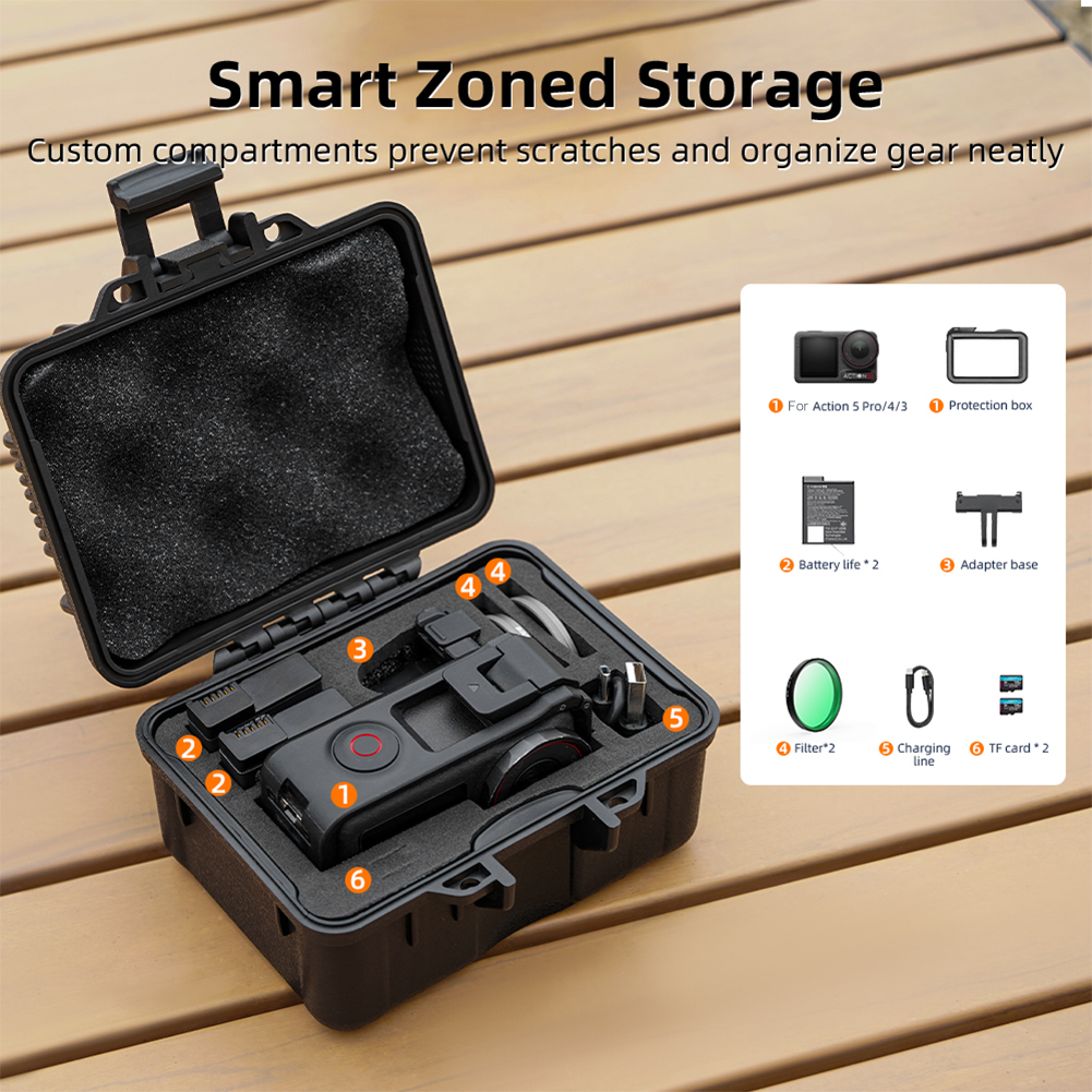 Hard Case Waterproof Box for D - đánh giá và giá Drone Gimbal Case