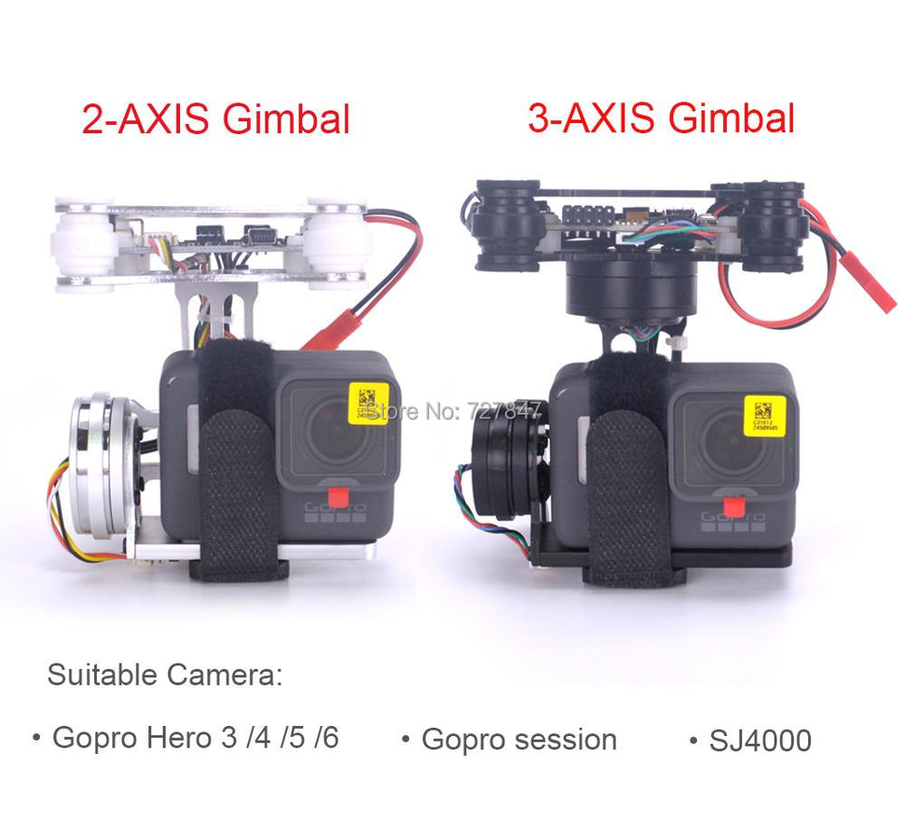 RTF FPV 3-AXIS / Lightweight 2 - đánh giá và giá Drone Gimbal For Gopro Hero