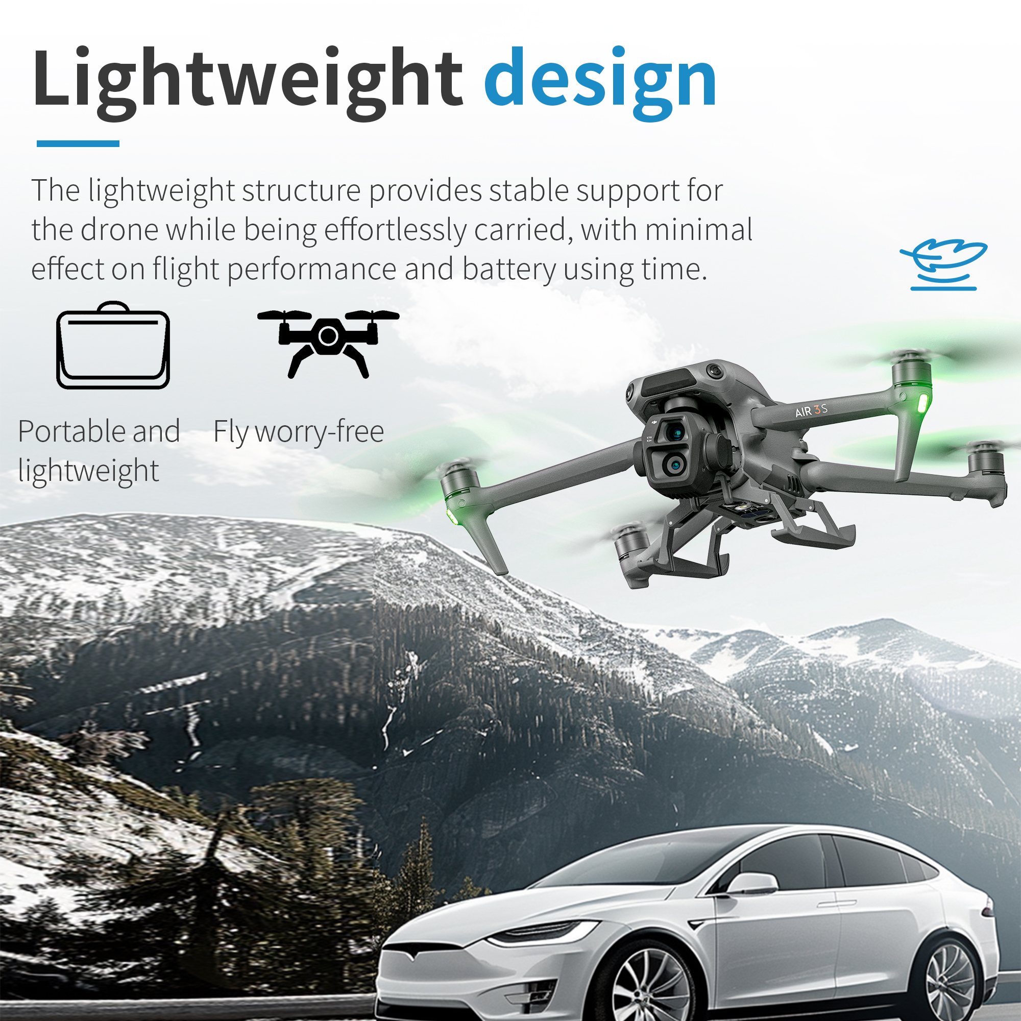 STARTRC for DJI AIR 3S drone l - đánh giá và giá Drone Gimbal Mount