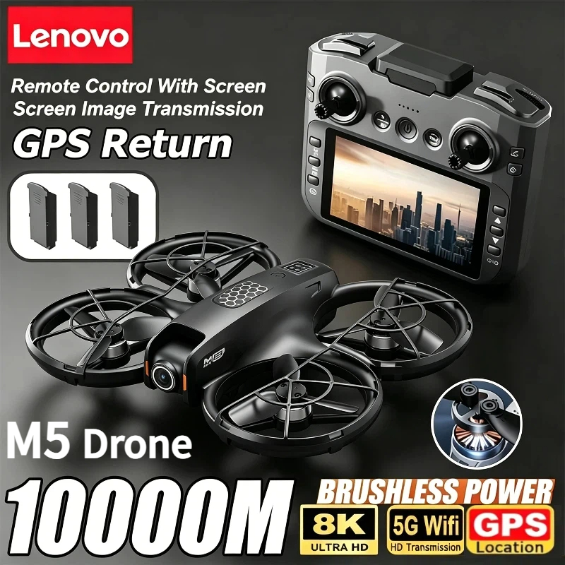 Lenovo M5 Drone 8K Professiona - đánh giá và giá Drone Gimbal 3 Axis