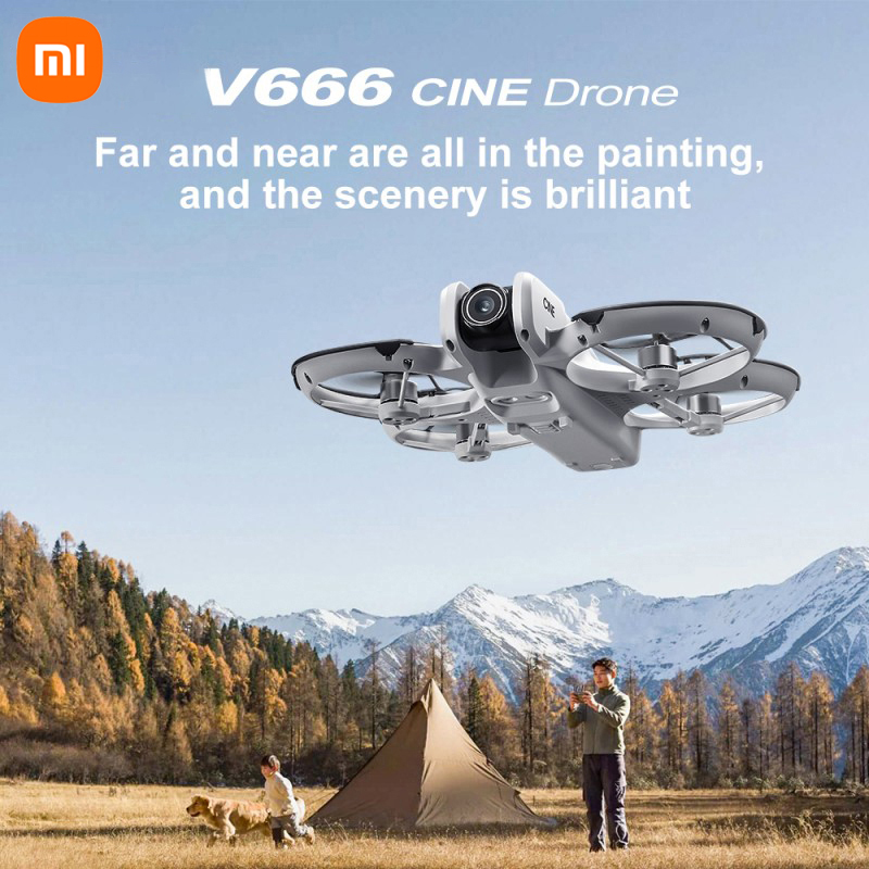 Xiaomi V666 Drone 8K Aerial HD - đánh giá và giá Drone Gimbal 3 Axis